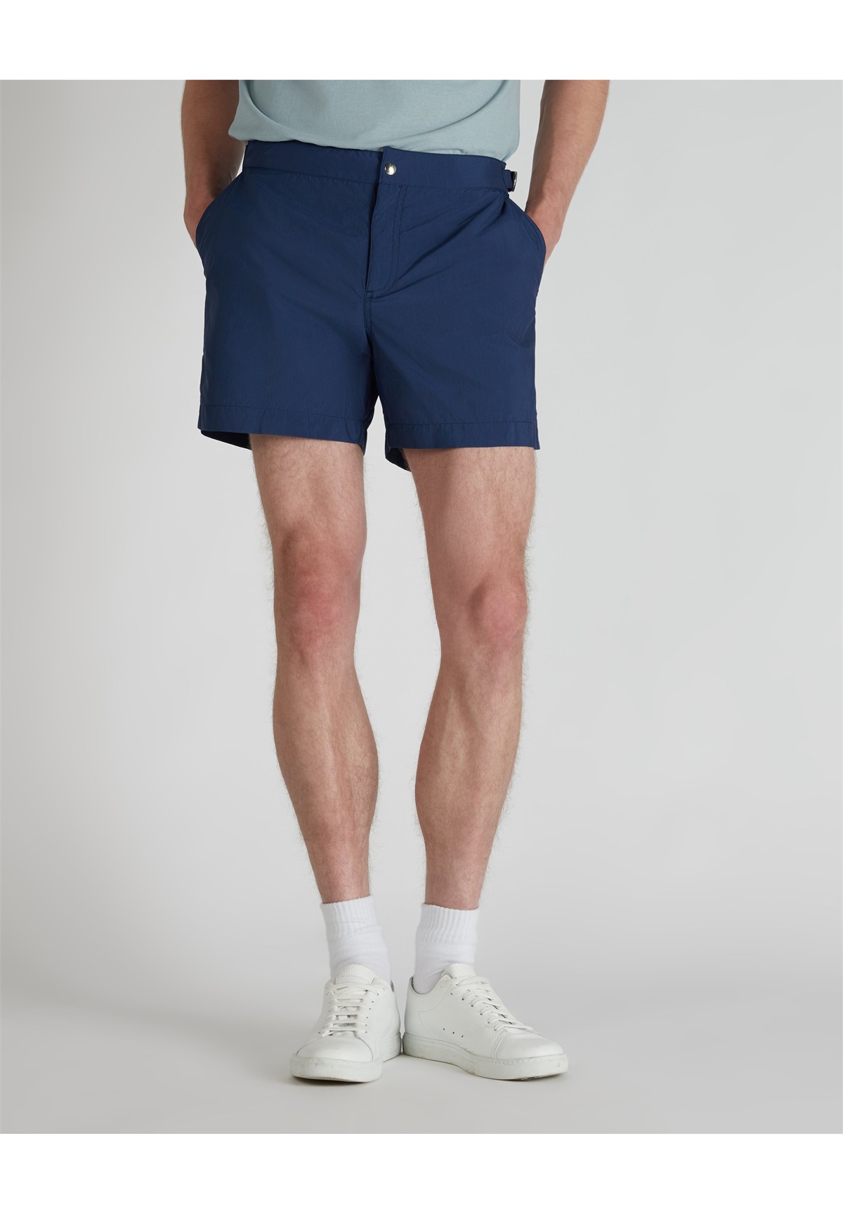 Slowear AUS TECHNISCHEM STOFF - Badeshorts - medium blue/blau