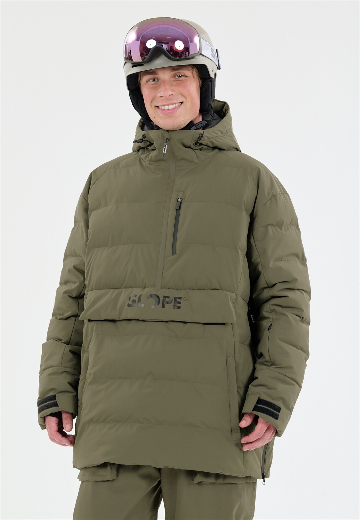 SLOPE Wintermantel - grape leaf/oliv