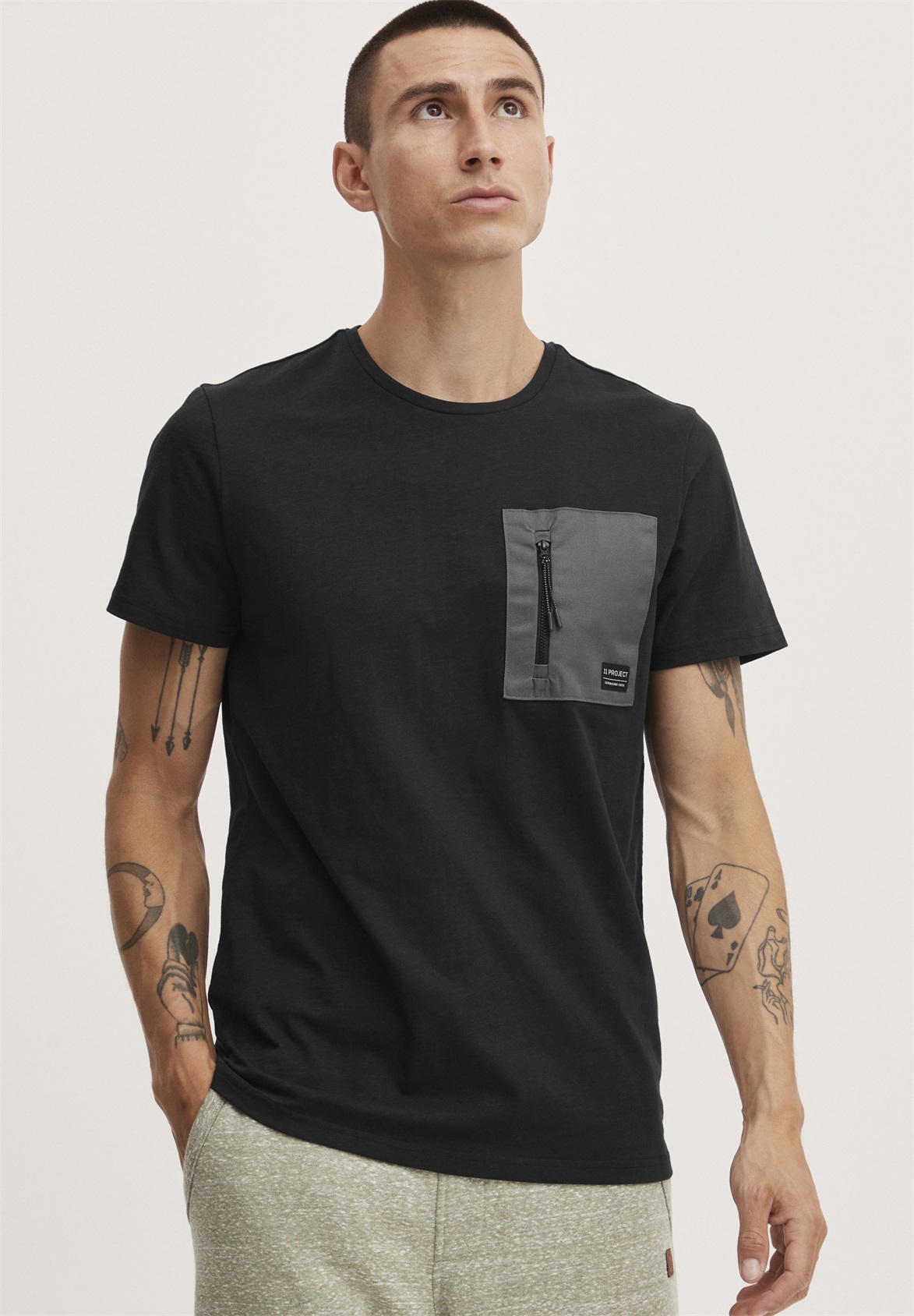 11 Project PRFrode - T-Shirt basic - black/schwarz