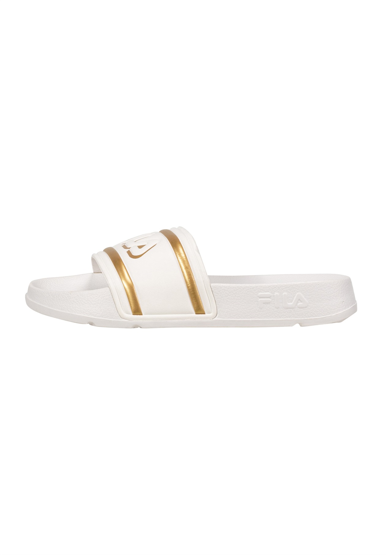 Fila MORRO BAY LOGO - Badesandale - white gold/weiß