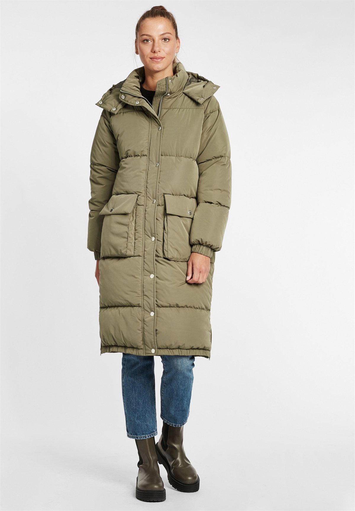 Oxmo OXALBA - Wintermantel - dusty olive/oliv