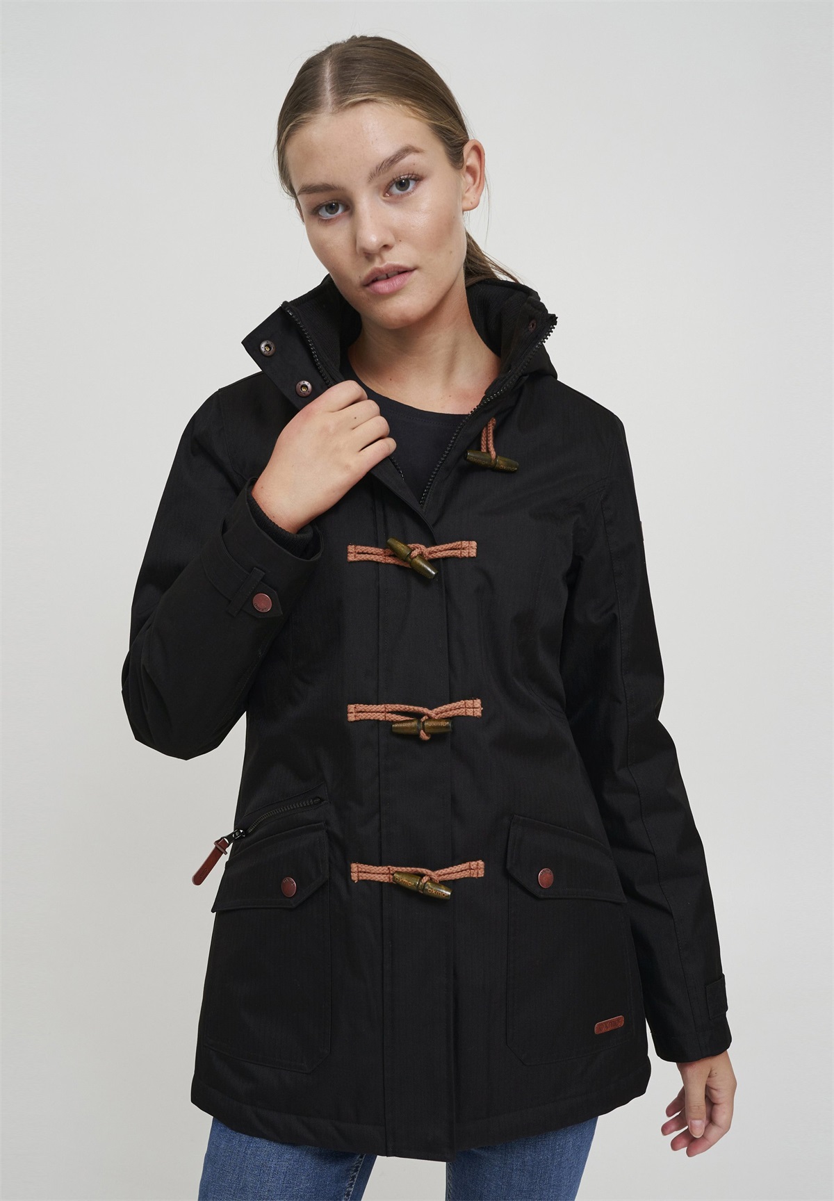 Oxmo OXBrooke - Wintermantel - black/schwarz