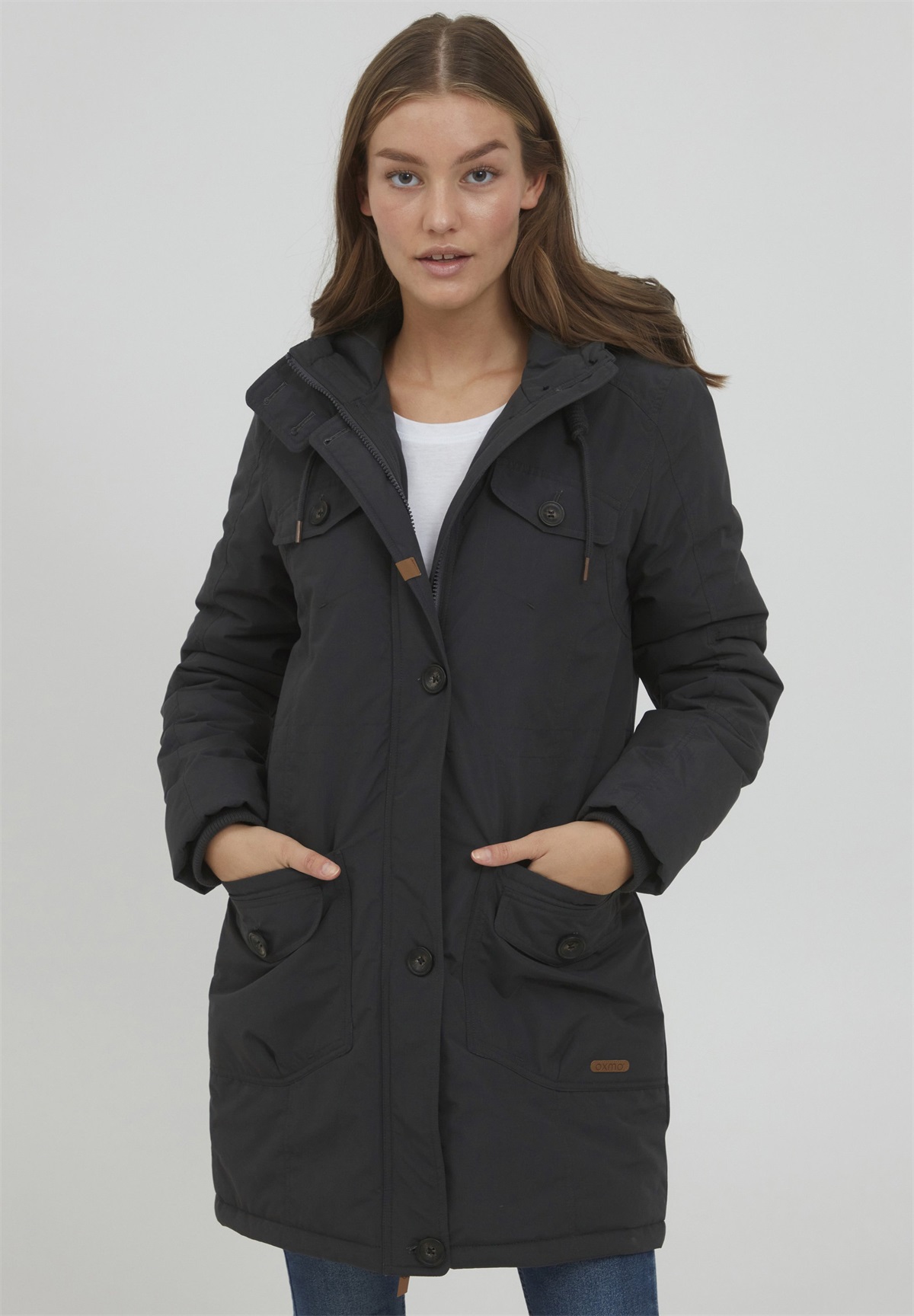 Oxmo OXTALA - Wintermantel - phantom grey/anthrazit