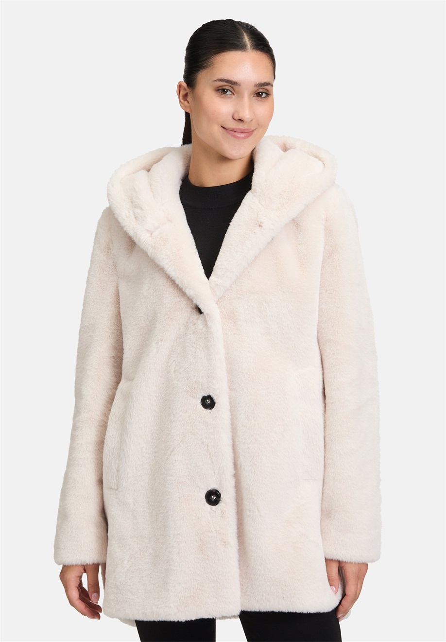 Betty Barclay MIT KAPUZE - Wintermantel - beige