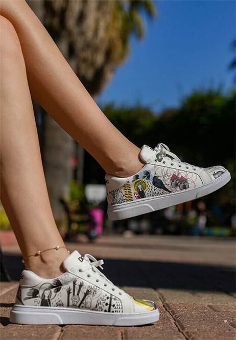Dogo ACE SNEAKERS I WAS HERE - Sneaker low - weiß