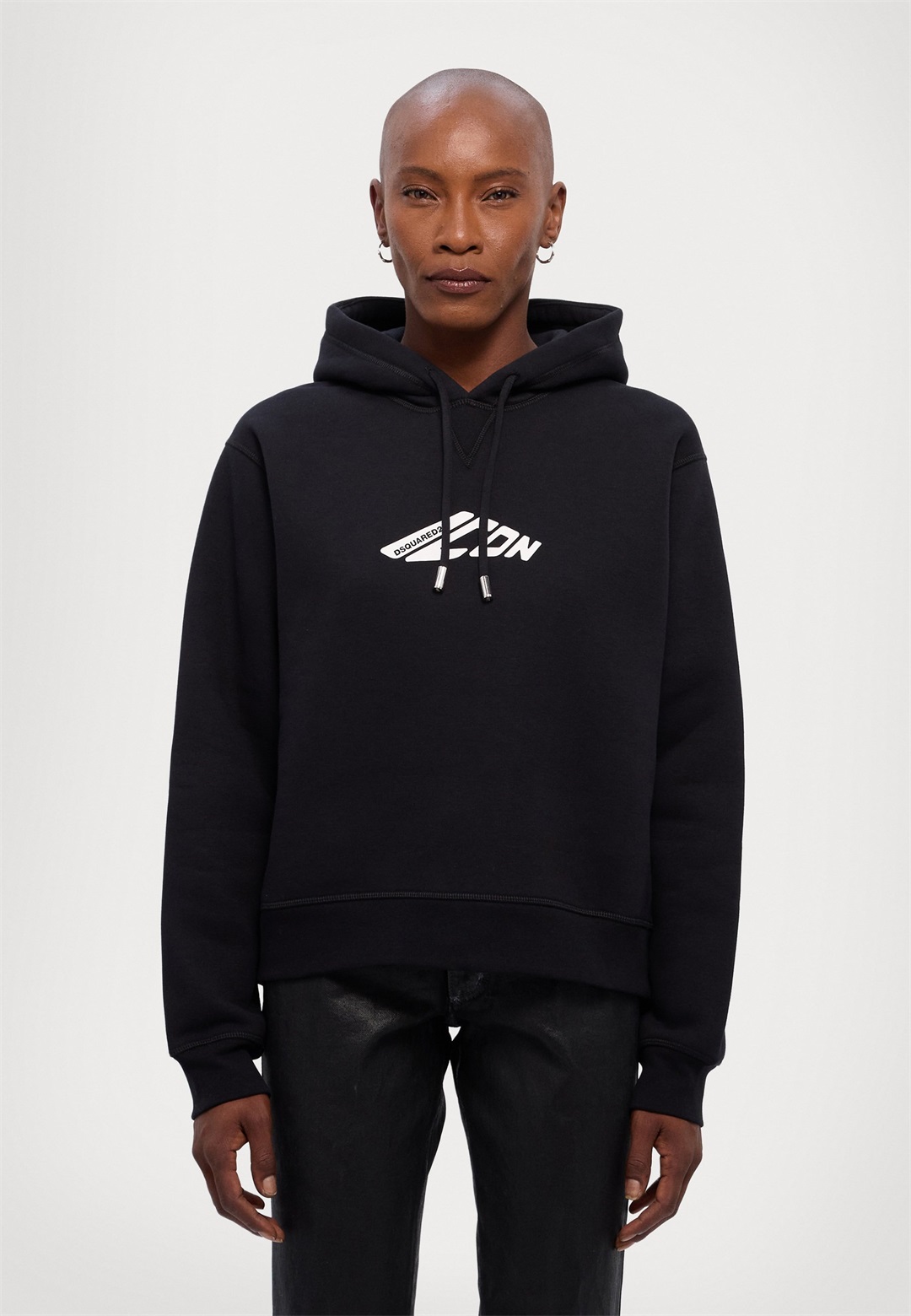 DSQUARED2 ICON COOL FIT HOODIE - Kapuzenpullover - black/schwarz