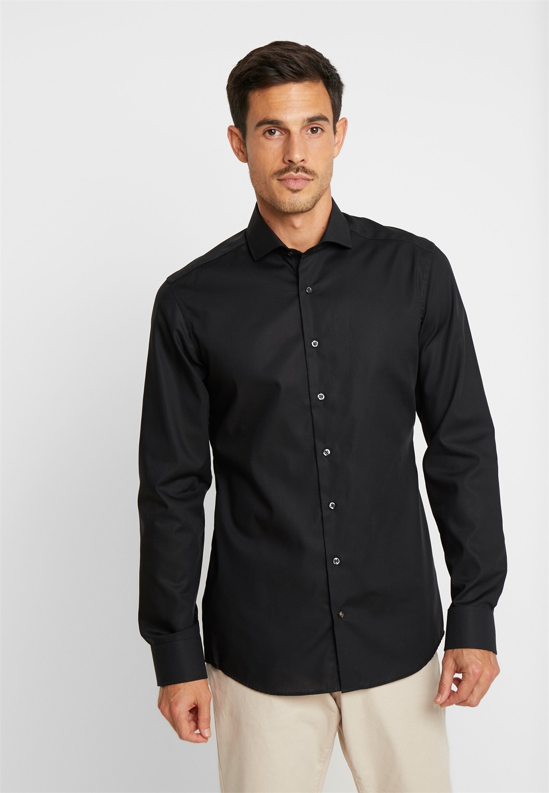 Eterna POPELINE HEMD SLIM FIT - Businesshemd - black/schwarz