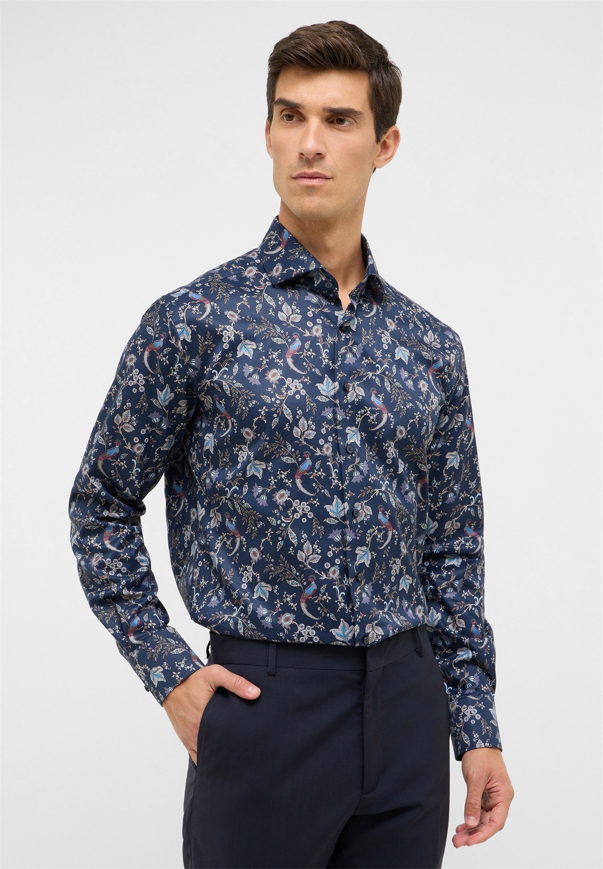 Eterna HEMD - MODERN FIT - Hemd - navy/dunkelblau