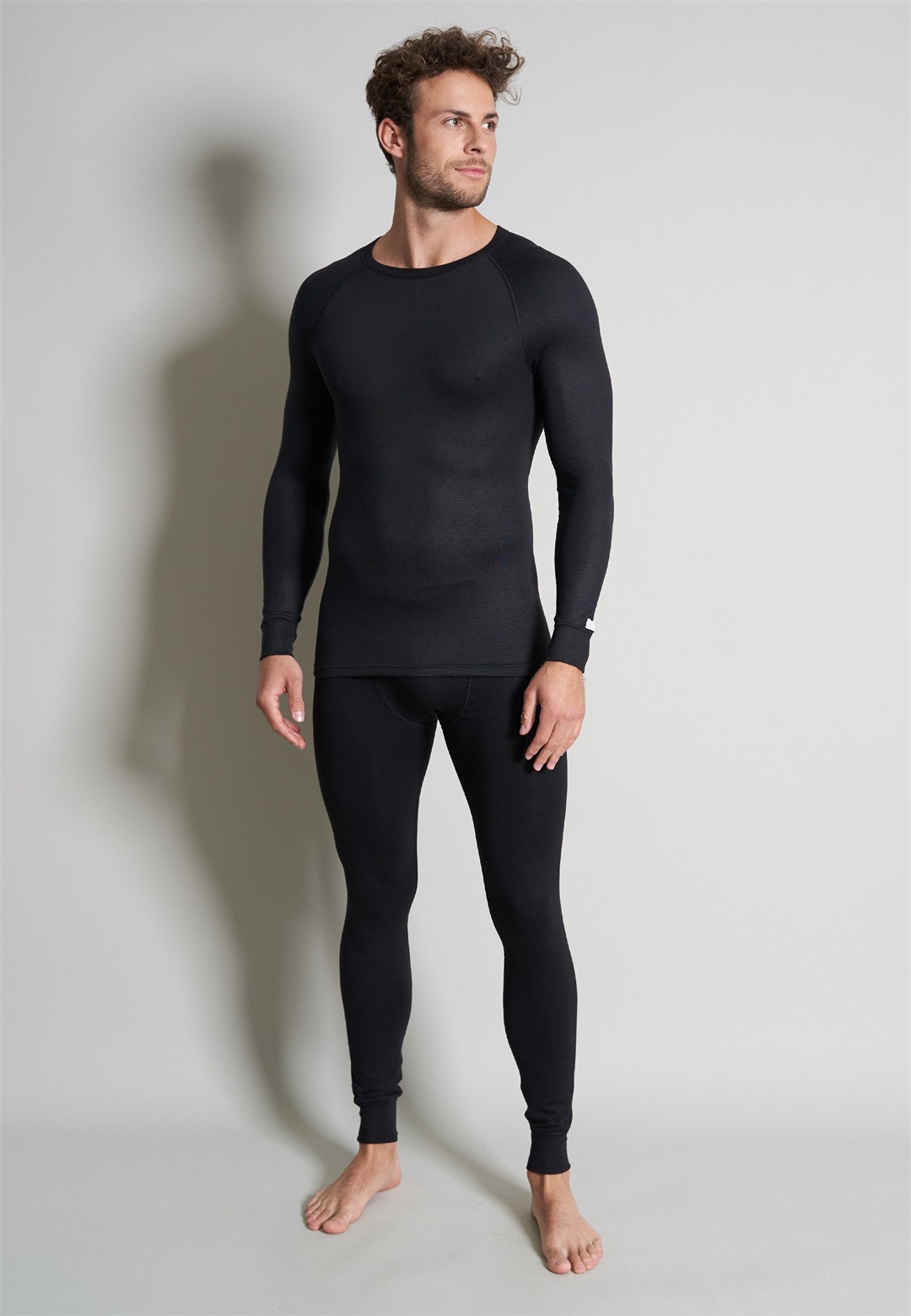 Ceceba THERMO LONGSLEEVE - Unterhemd/-shirt - schwarz dunkel uni/schwarz