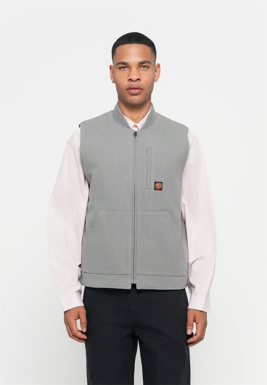 Santa Cruz CLASSIC LABEL UNISEX - Weste - blue/grey/blaugrau