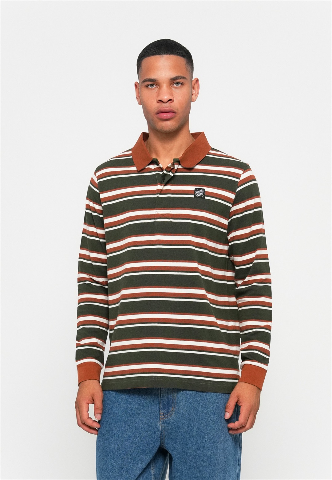 Santa Cruz CERA UNISEX - Langarmshirt - dark moss/tanne