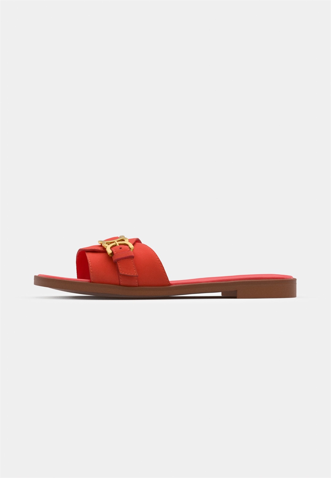 ALDO DALLAEDAR PILLOW WALK FLEX - Pantolette flach - medium red/rot