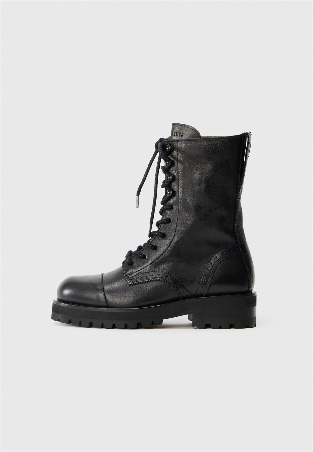 AllSaints AASTHA - Schnürstiefelette - black/schwarz