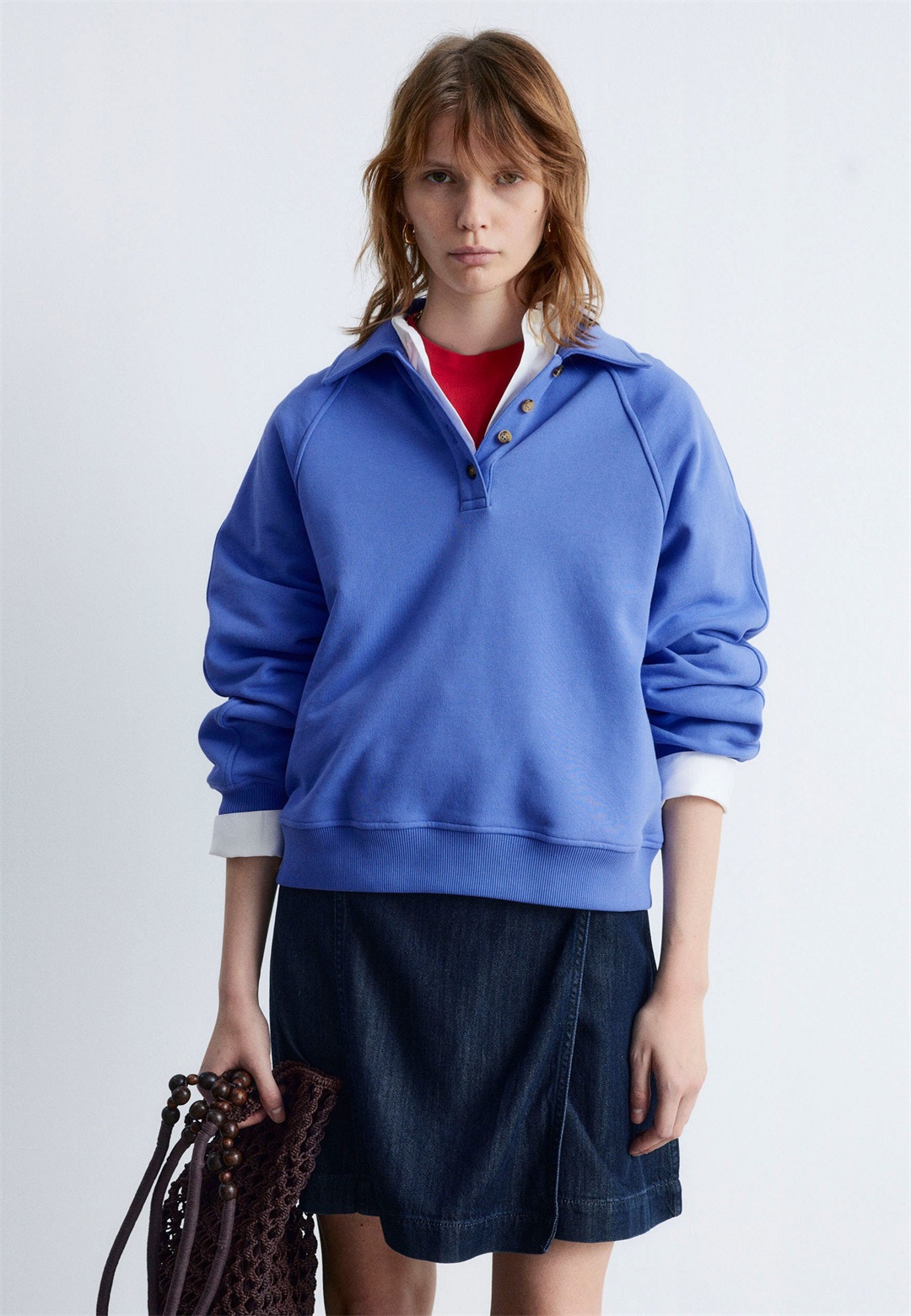 & other stories Sweatshirt - bright blue/hellblau