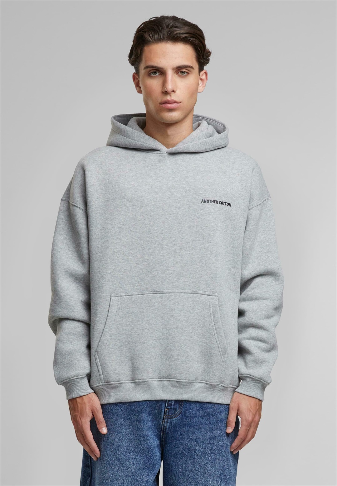 Another Cotton Lab IT ALL STARTS WITH A DREAM OVERSIZE UNISEX - Kapuzenpullover - grey/grau
