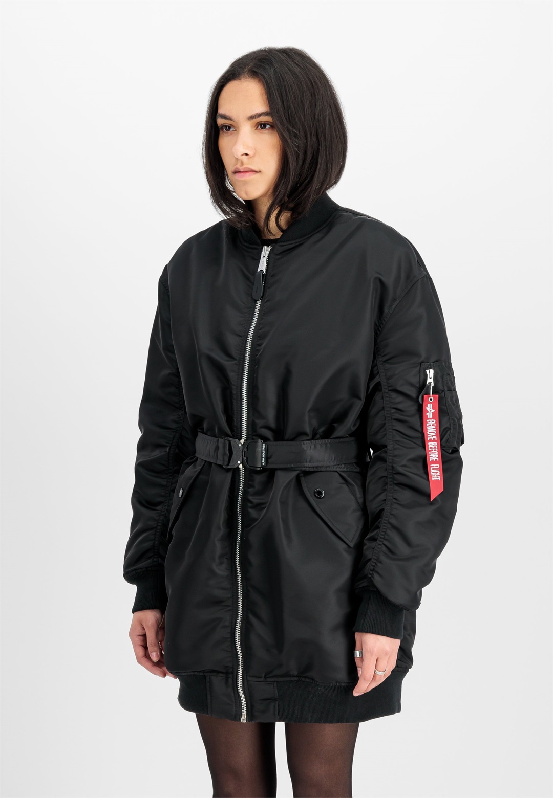 Alpha Industries Wintermantel - black/schwarz