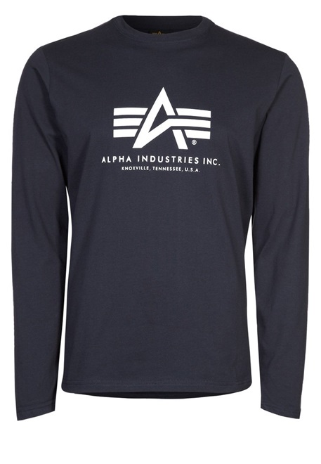 Alpha Industries Langarmshirt - navy/dunkelblau