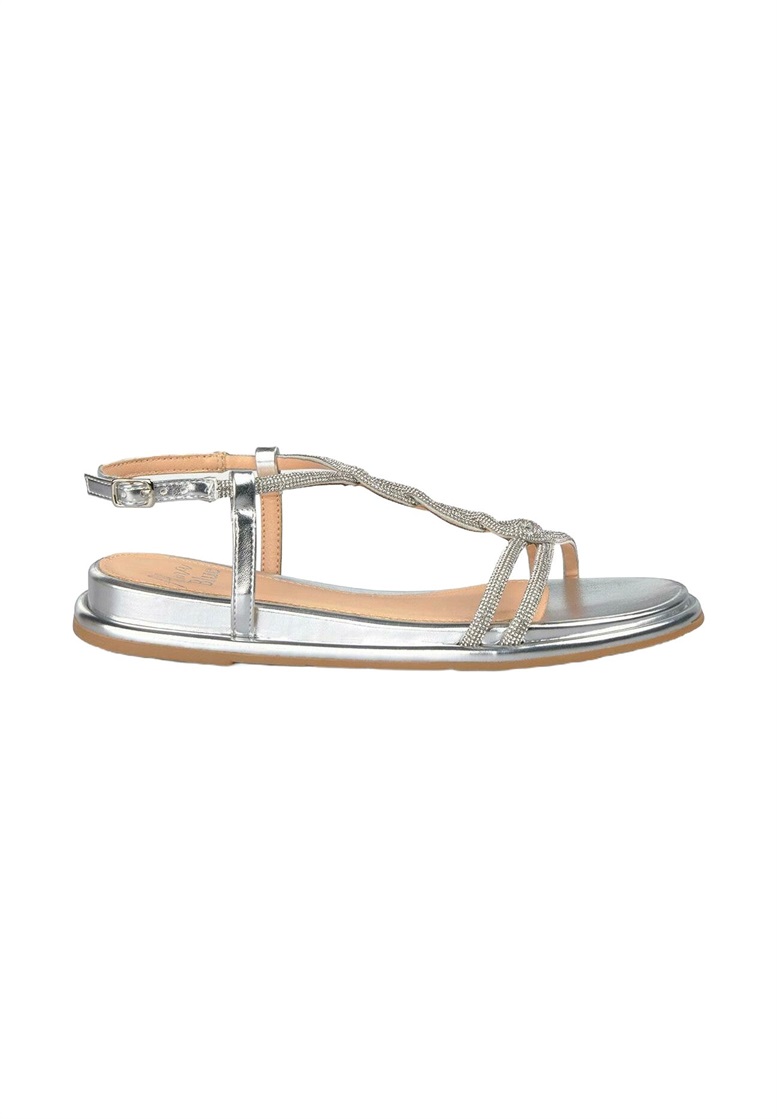 Alma Blue Riemensandalette - plateado/silberfarben