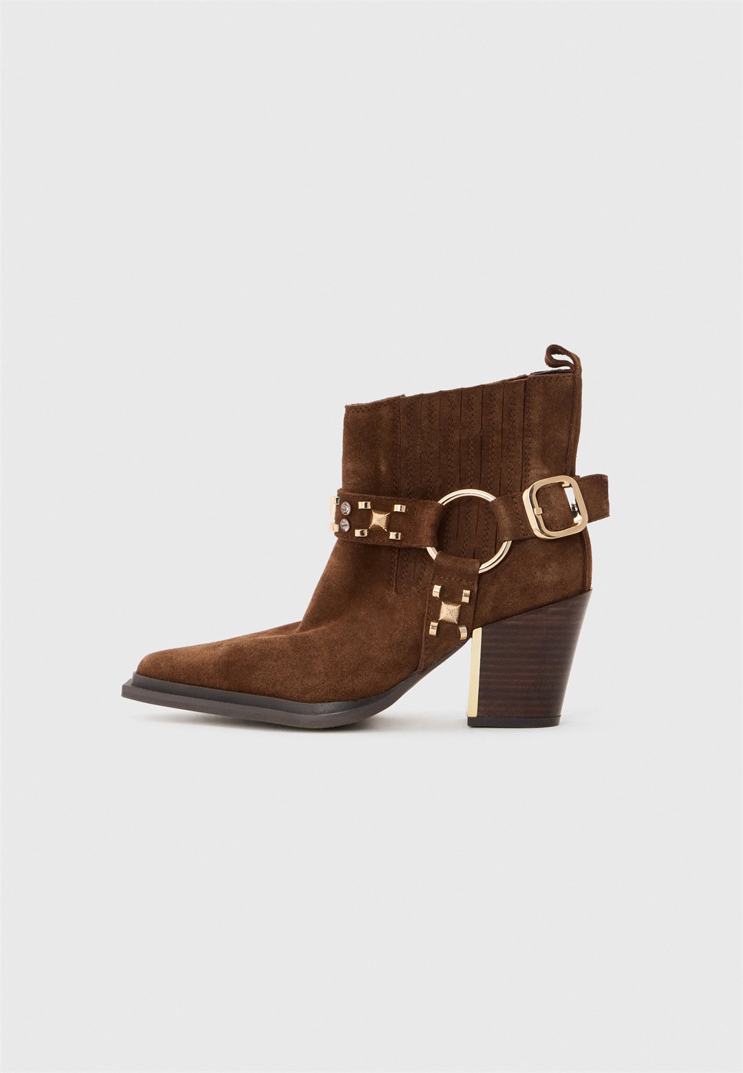 Alma en Pena Cowboy-/Bikerstiefelette - crosta camel/braun