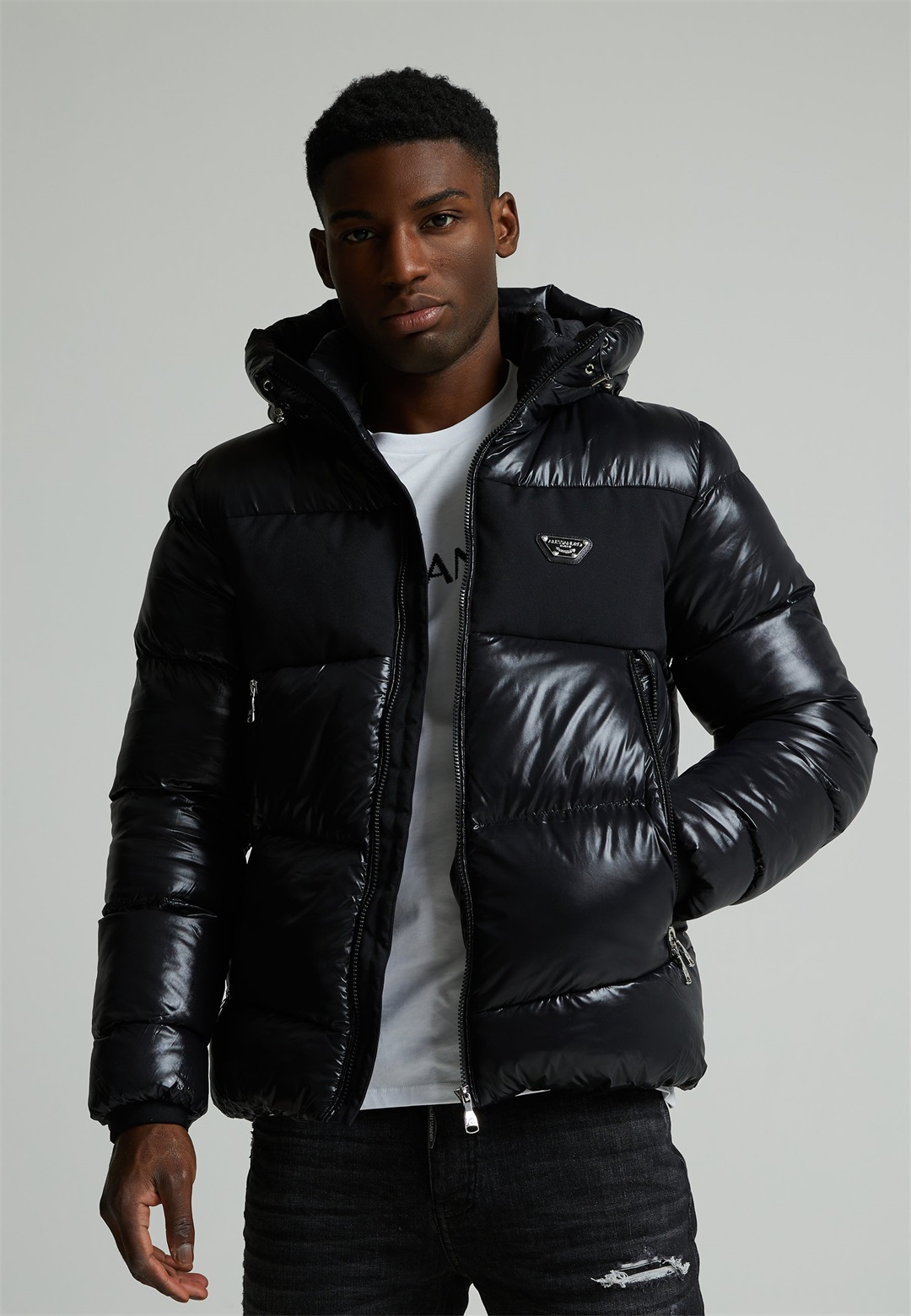 Alessandro Zavetti CATRIO - Übergangsjacke - jet black/schwarz