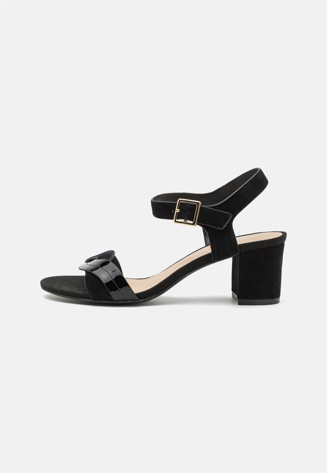 Anna Field LEATHER - Riemensandalette - black/schwarz