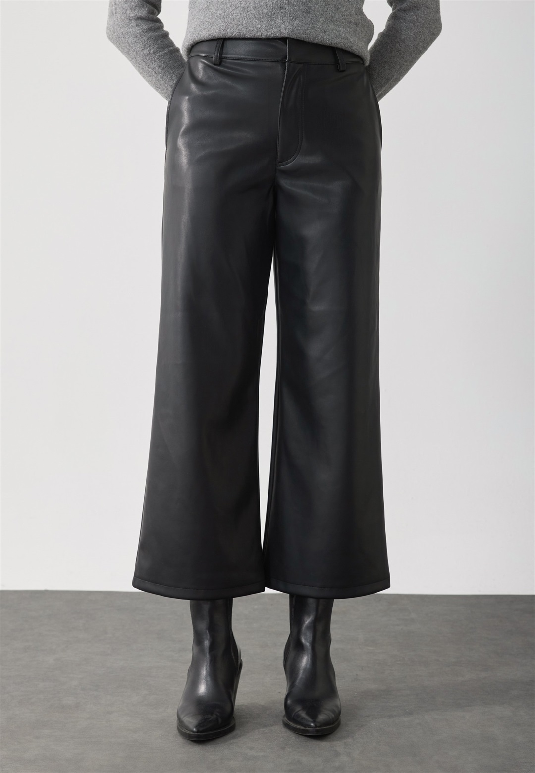 Anna Field Stoffhose - black/schwarz