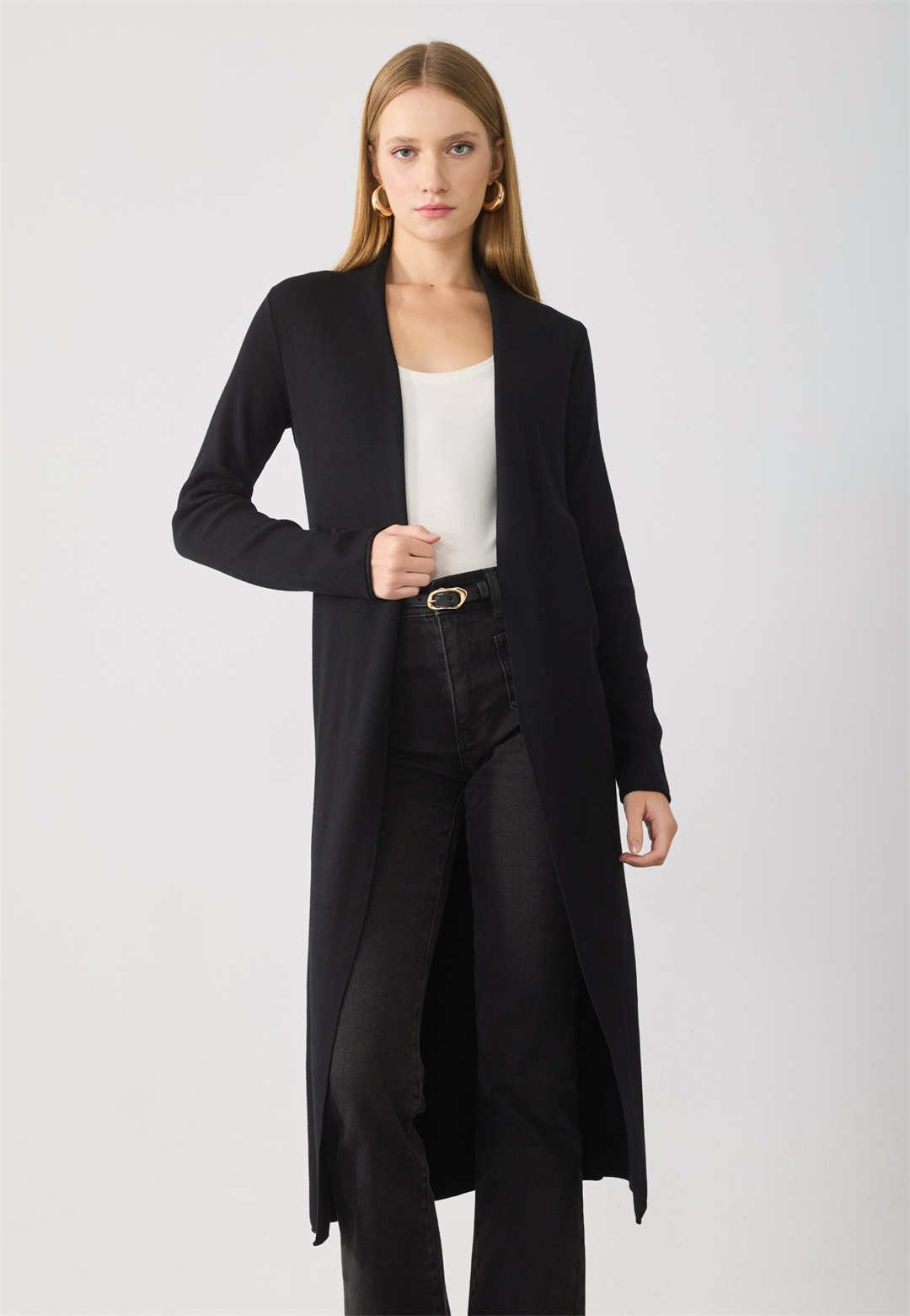 Anna Field Strickjacke - black/schwarz