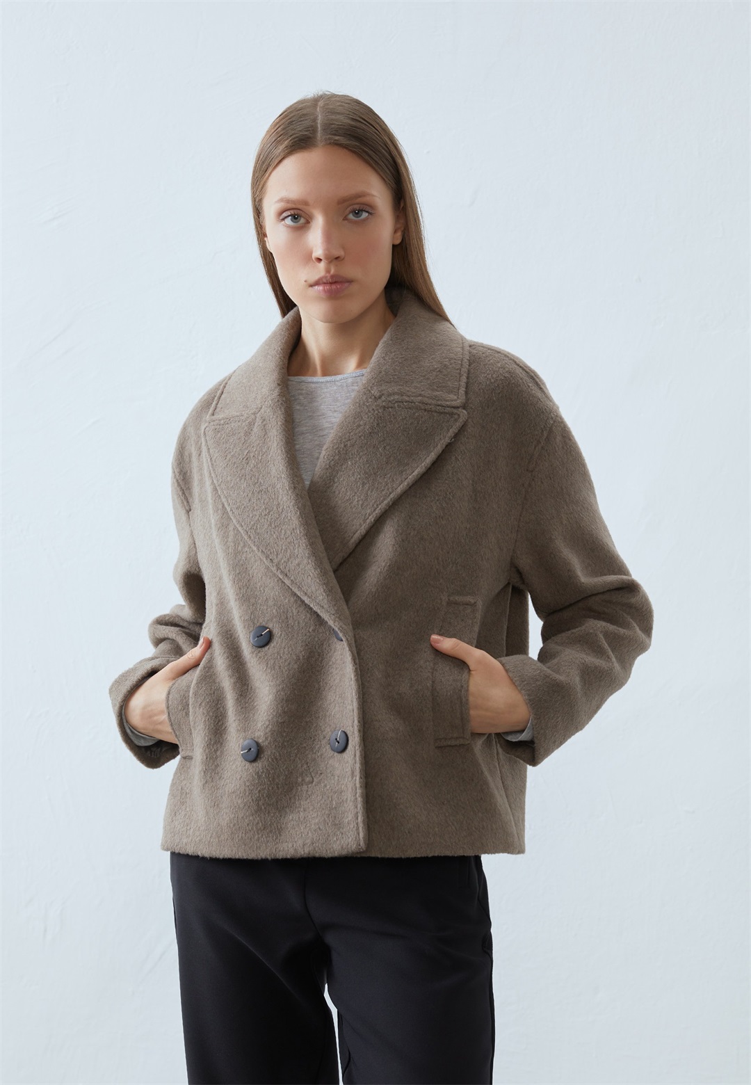 Anna Field Leichte Jacke - mottled light grey/hellgrau-meliert