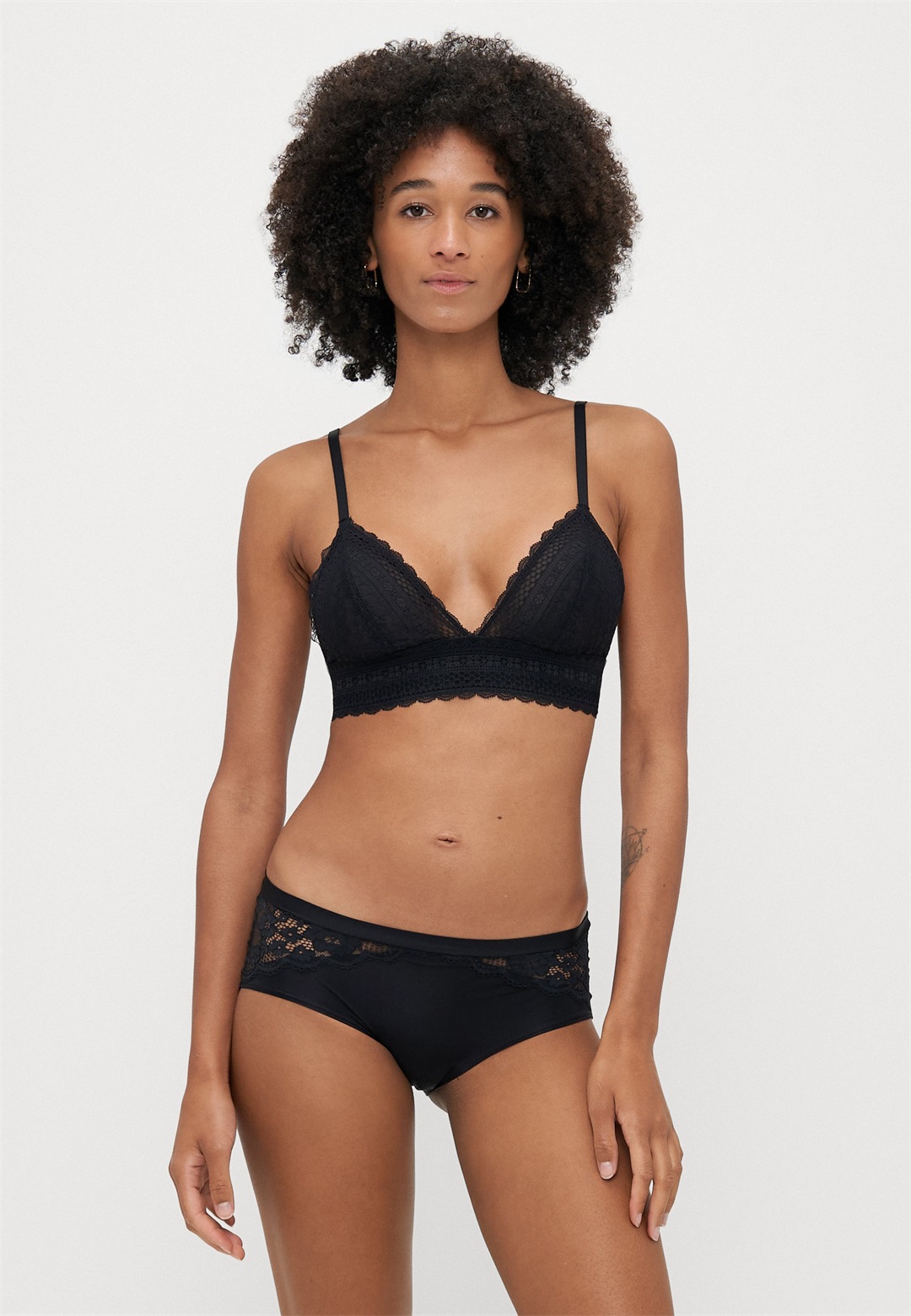 Anna Field 2 PACK - Triangel BH - black/schwarz