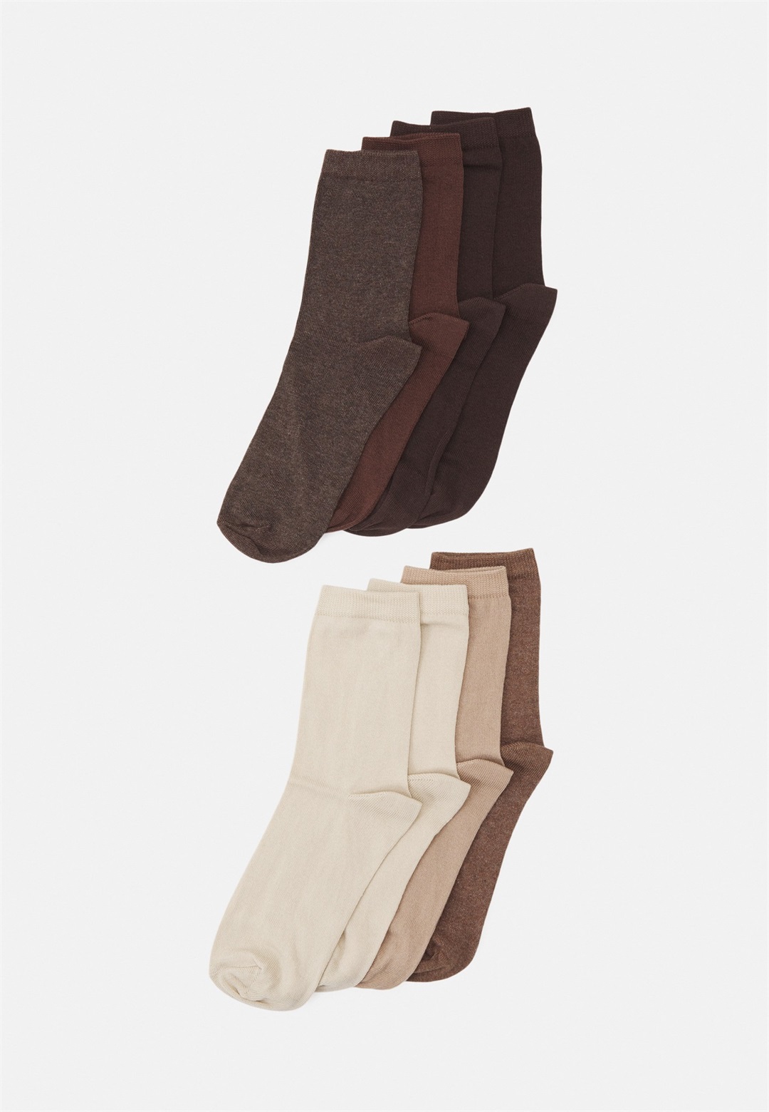 Anna Field 8 PACK - Socken - brown/dark brown/braun