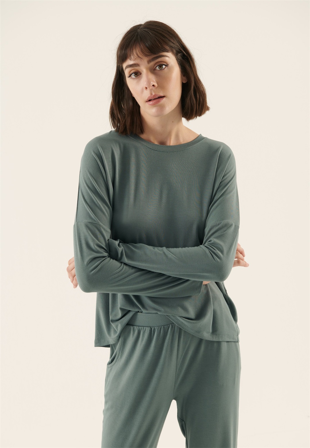 Anna Field Nachtwäsche Set - khaki
