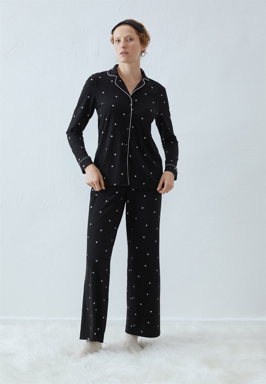 Anna Field SET - Pyjama - black/schwarz Anna Field SET - Pyjama - black/schwarz