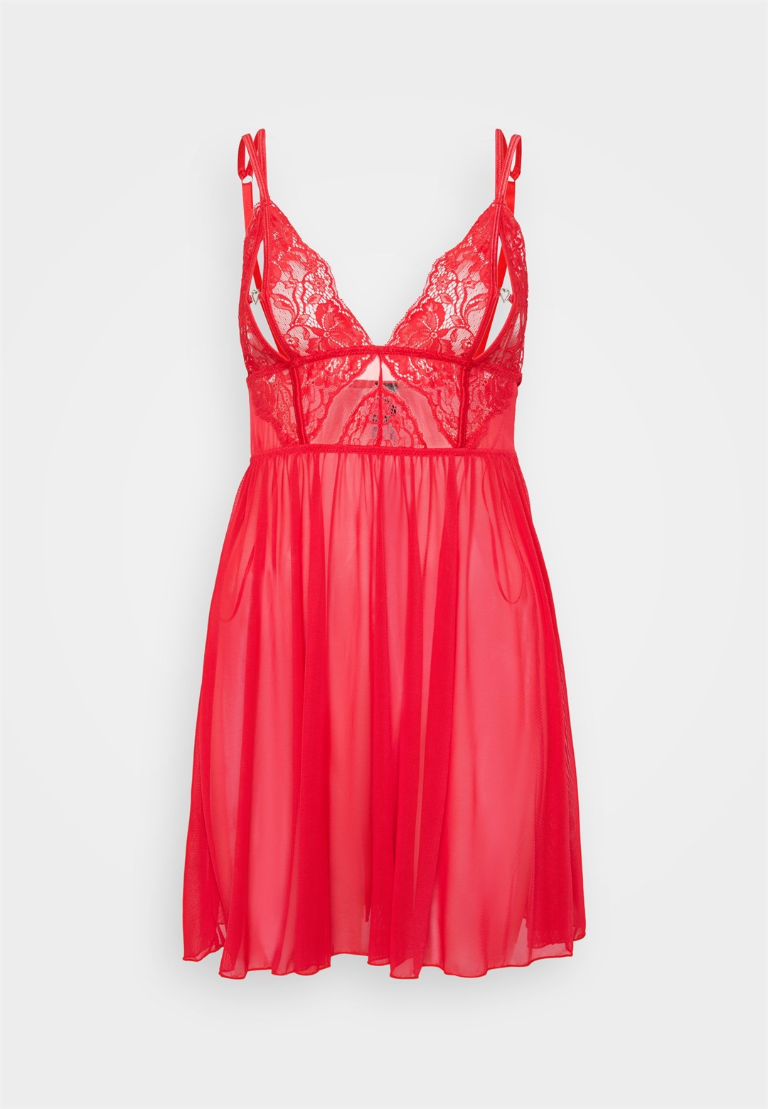 Ann Summers DIAMOND HEART CHEMISE - Nachthemd - red/rot