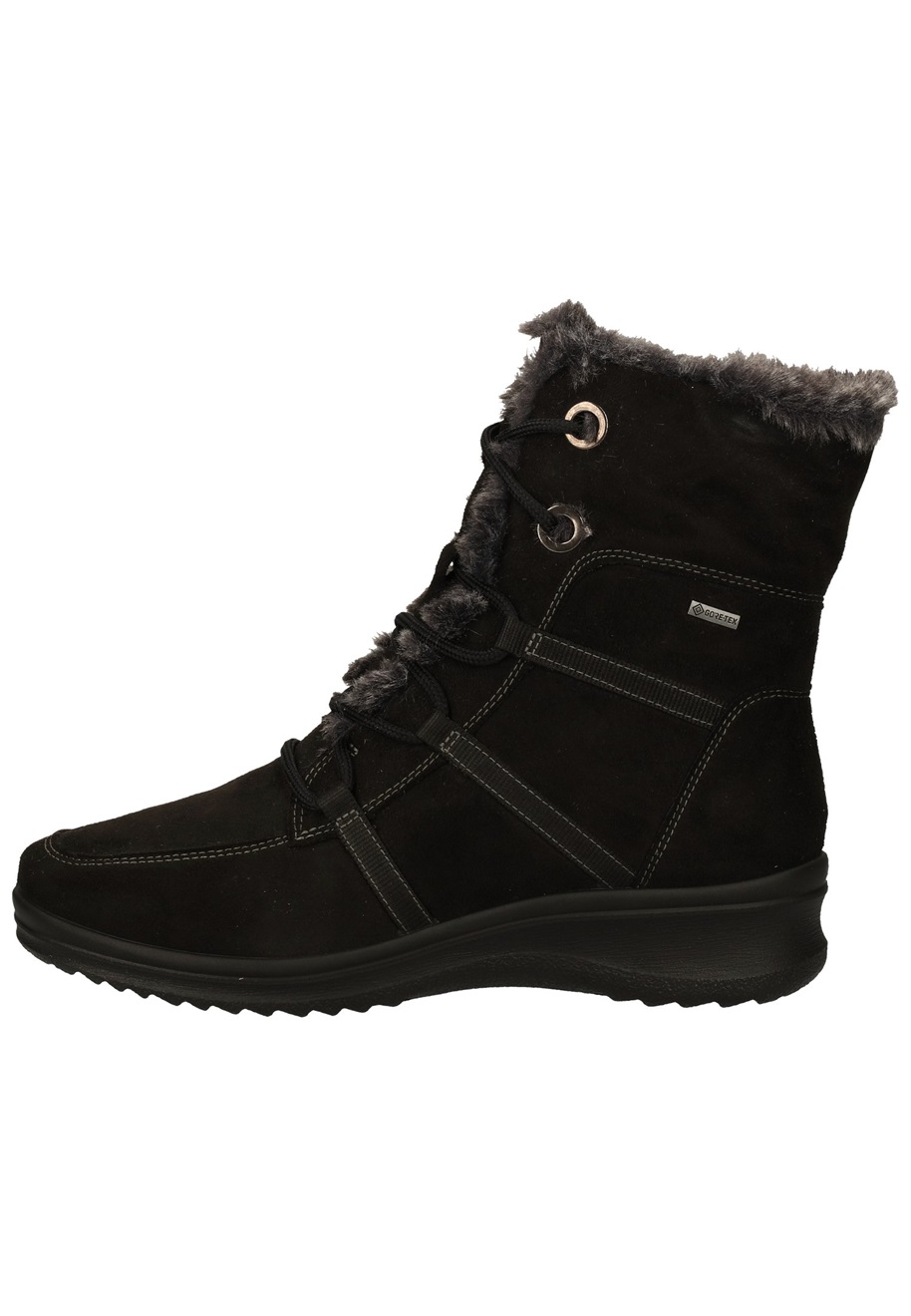 ara Snowboot/Winterstiefel - schwarz/graphit/schwarz