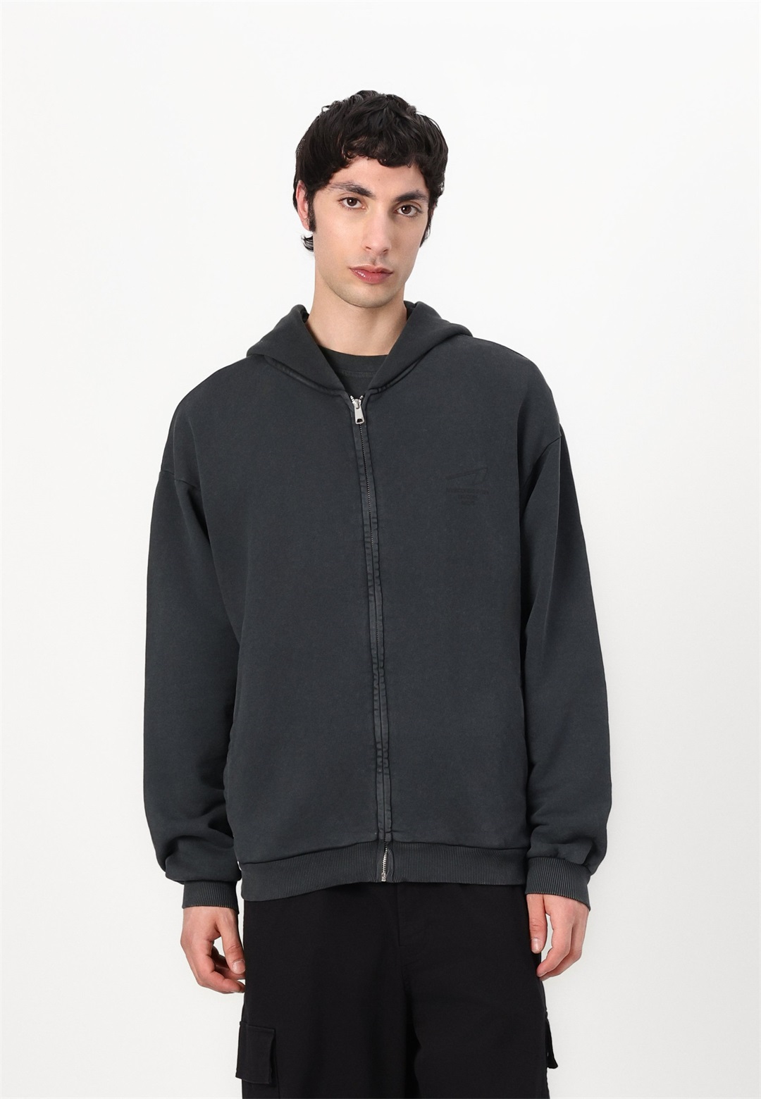 ARKK Copenhagen ZIP HOODIE UNISEX - Kapuzenpullover - black/schwarz