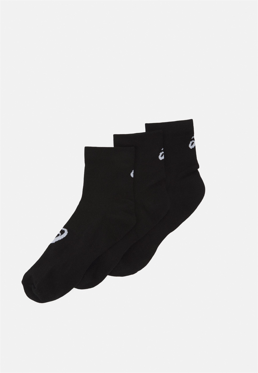 ASICS QUARTER UNISEX 3 PACK - Sportsocken - black/schwarz
