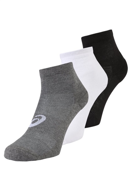 ASICS QUARTER UNISEX 3 PACK - Sportsocken - colour assorted/schwarz