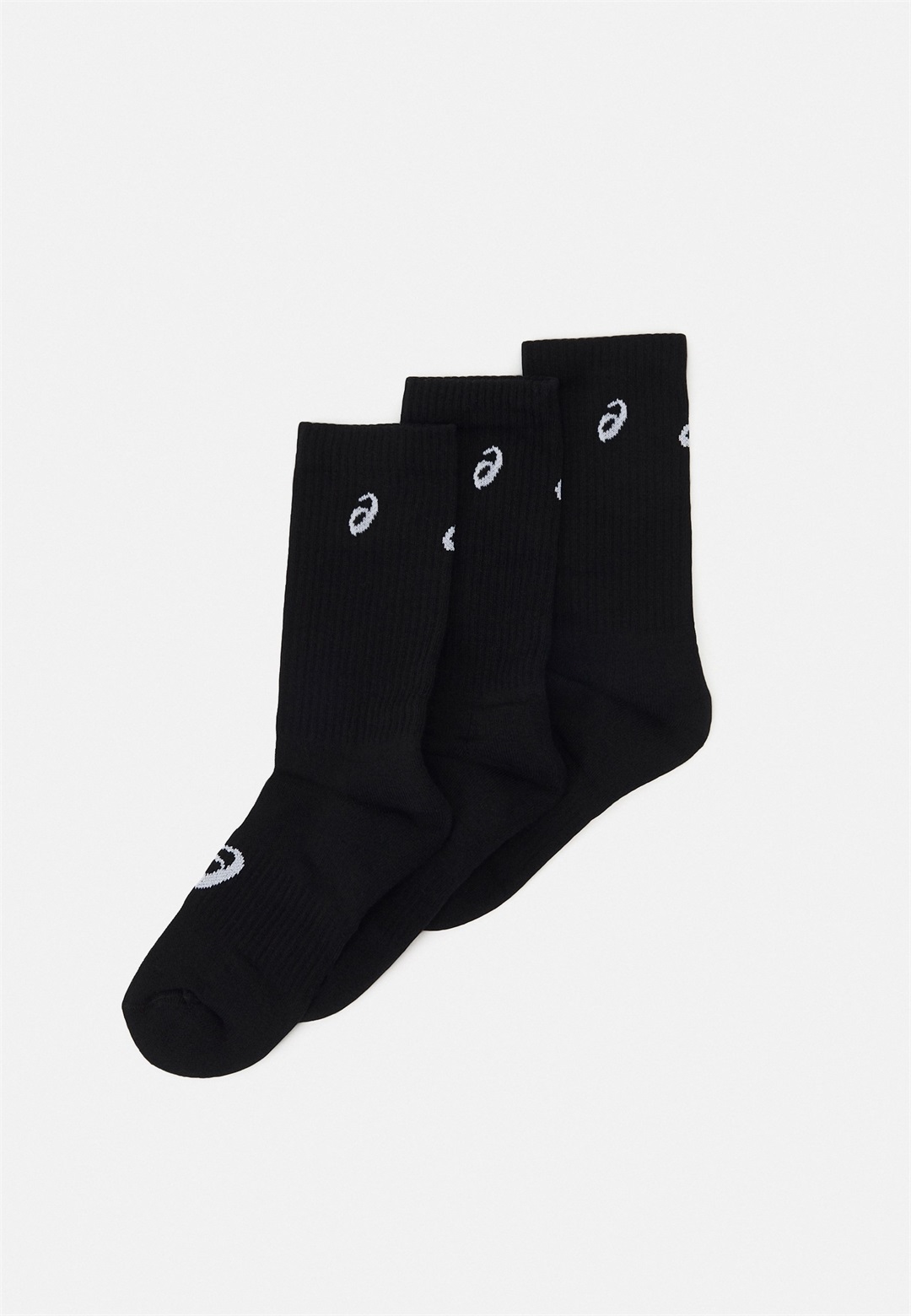 ASICS CREW SOCK 3 PACK - Sportsocken - black/schwarz