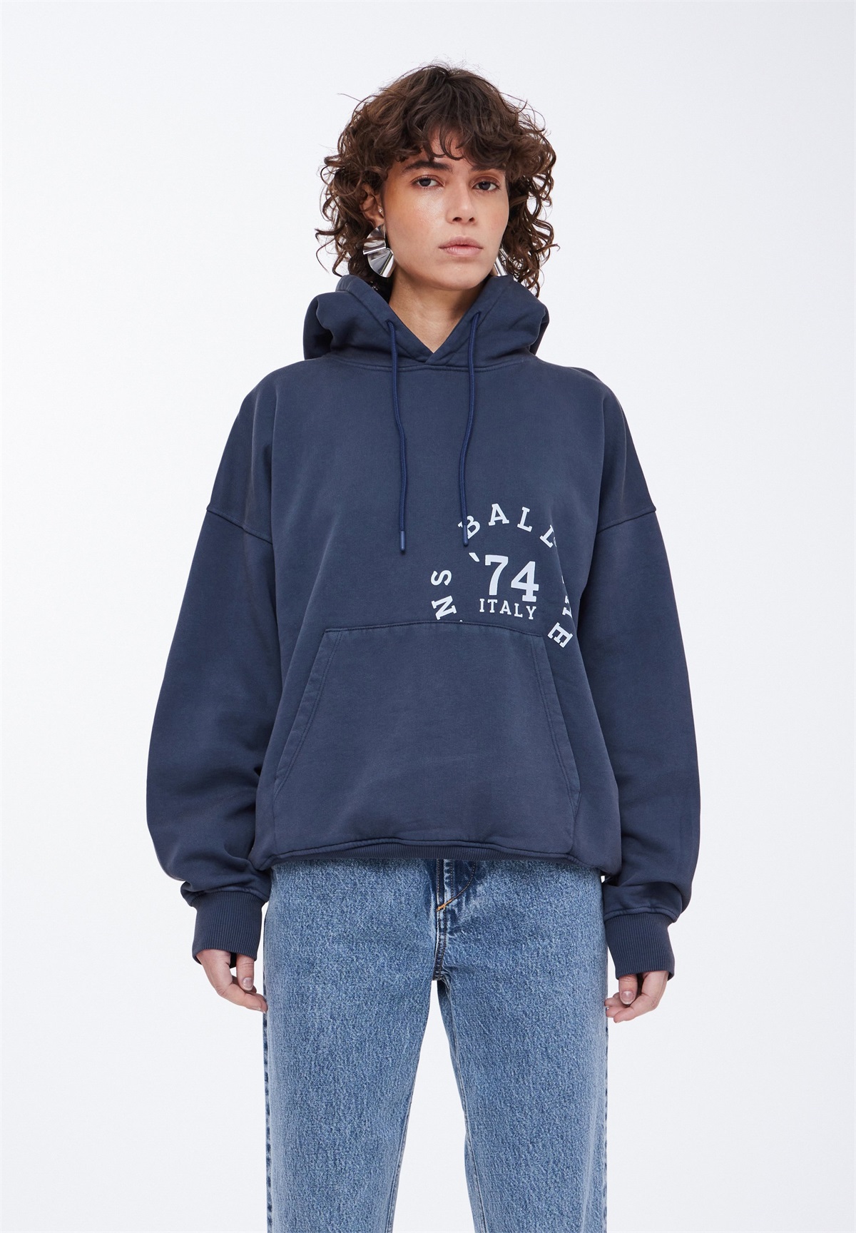 BALL BARIVA - Kapuzenpullover - black iris/blau