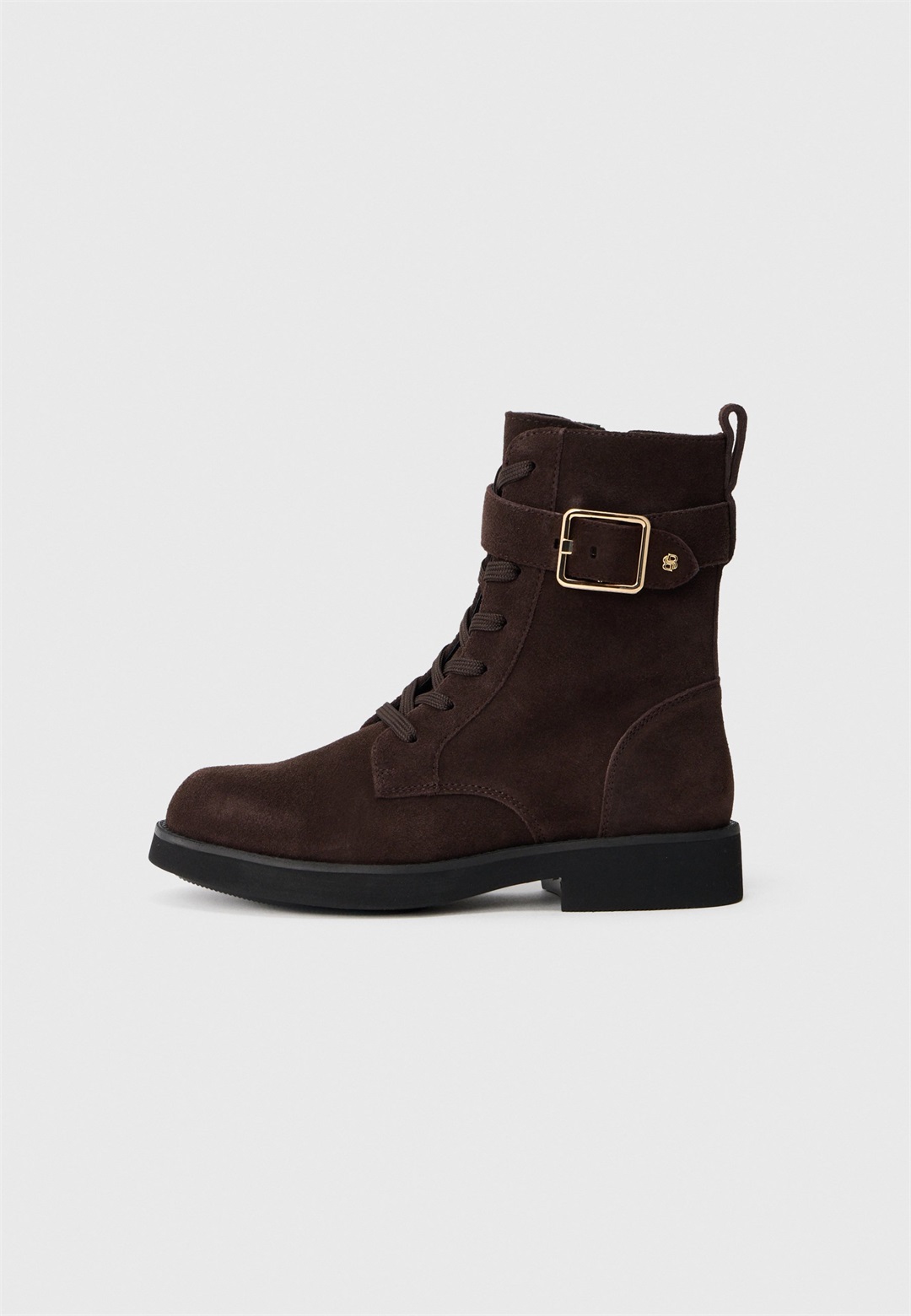 BOSS ELERI - Schnürstiefelette - dark brown/dunkelbraun