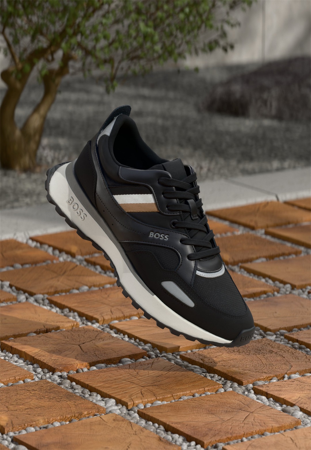 BOSS JONAH RUNN - Sneaker low - zwart/schwarz