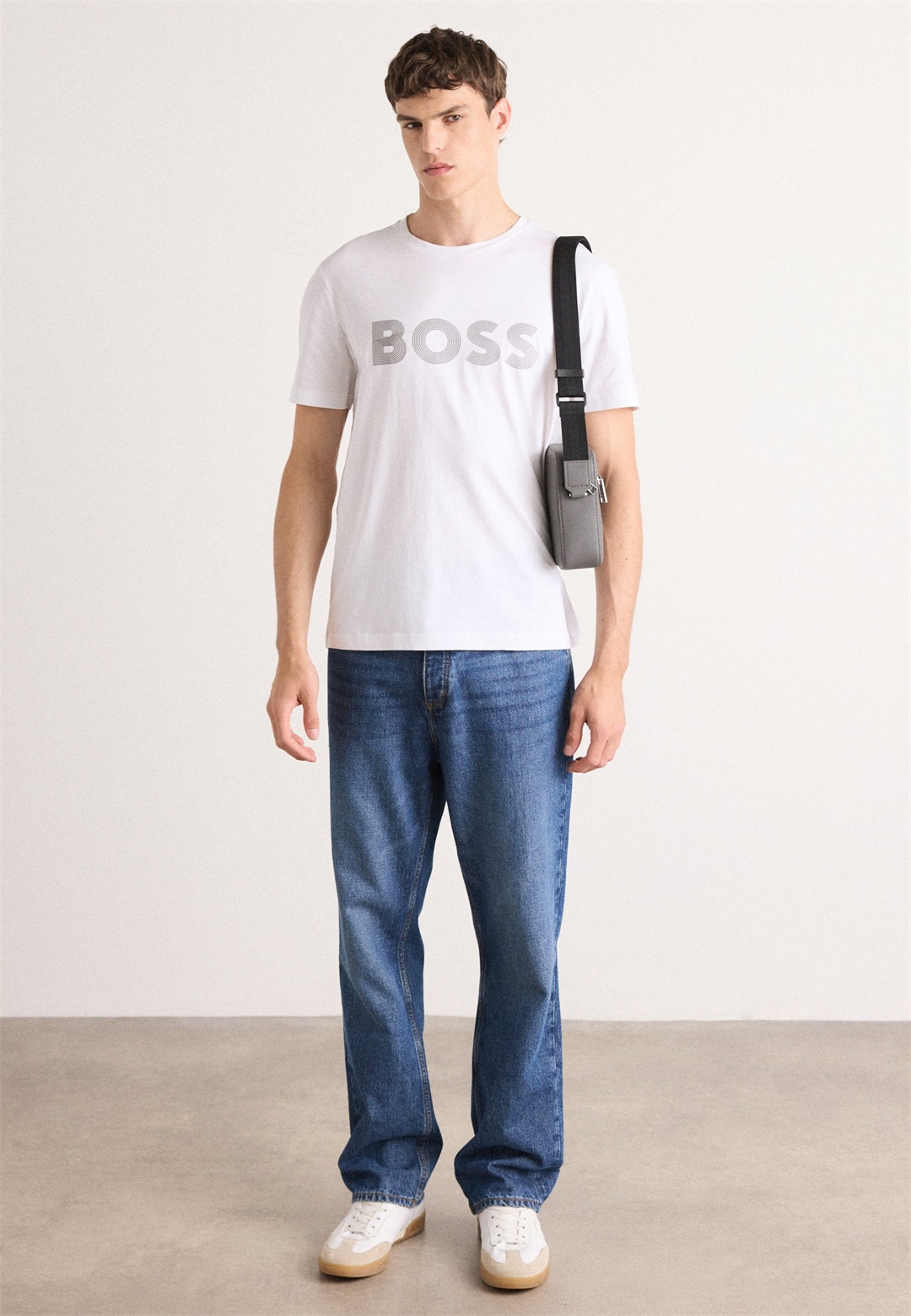 BOSS 2 PACK - T-Shirt print - black/white/schwarz