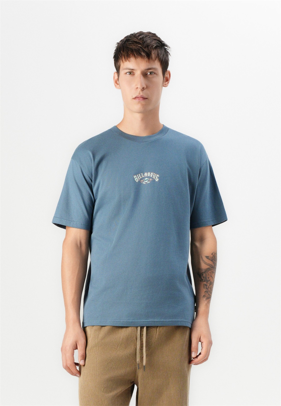 Billabong ROSE ARCH UNISEX - T-Shirt print - slate blue/hellblau
