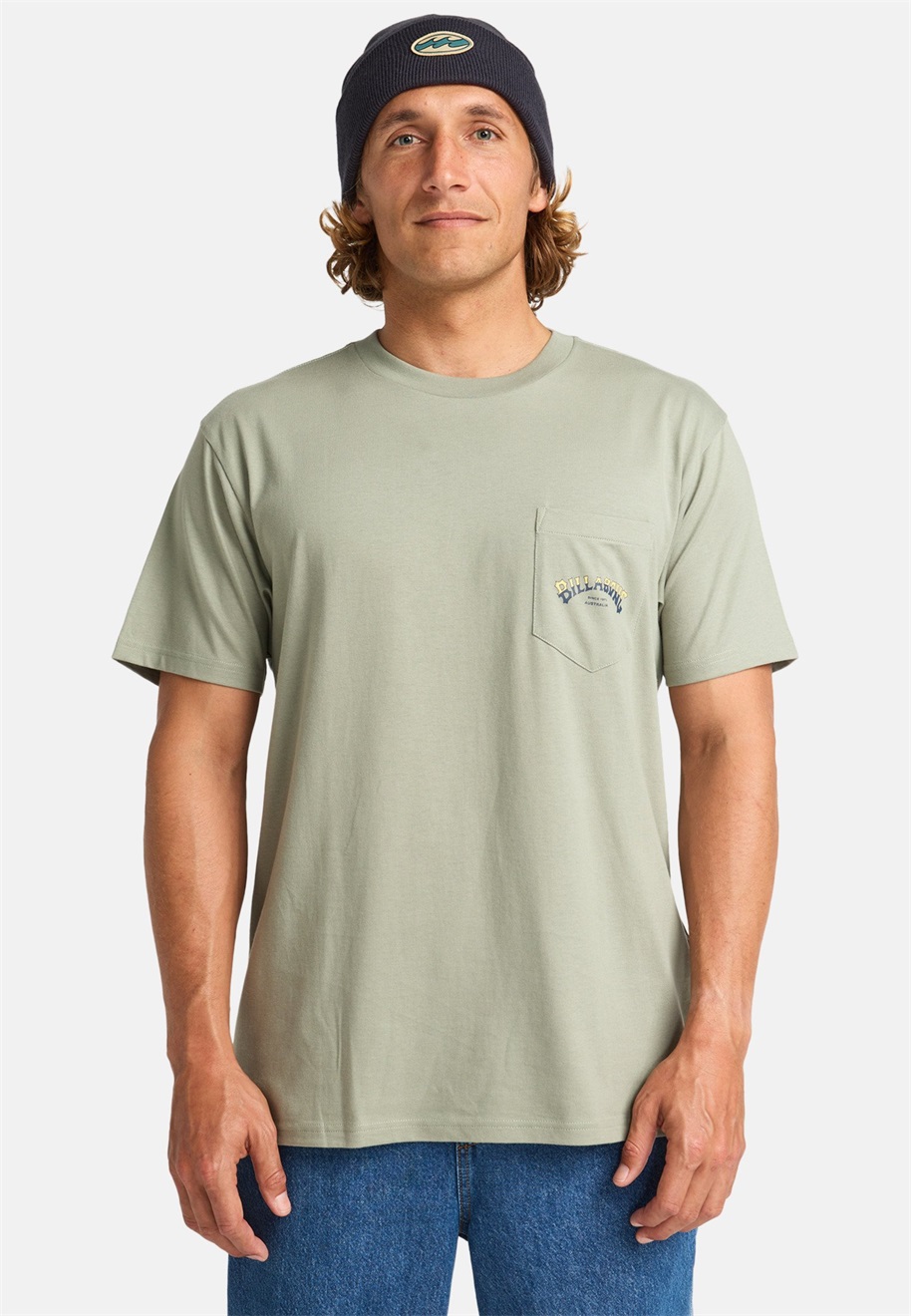 Billabong STACKED ARCH PKT - T-Shirt print - gjk0/mint