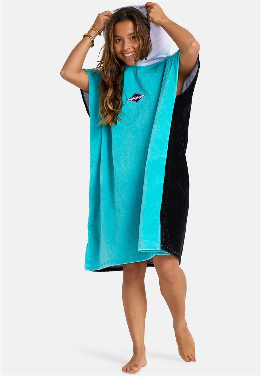 Billabong HOODED - PONCHO ZUM UMZIEHEN UNISEX - Strandaccessoire - blue/türkis