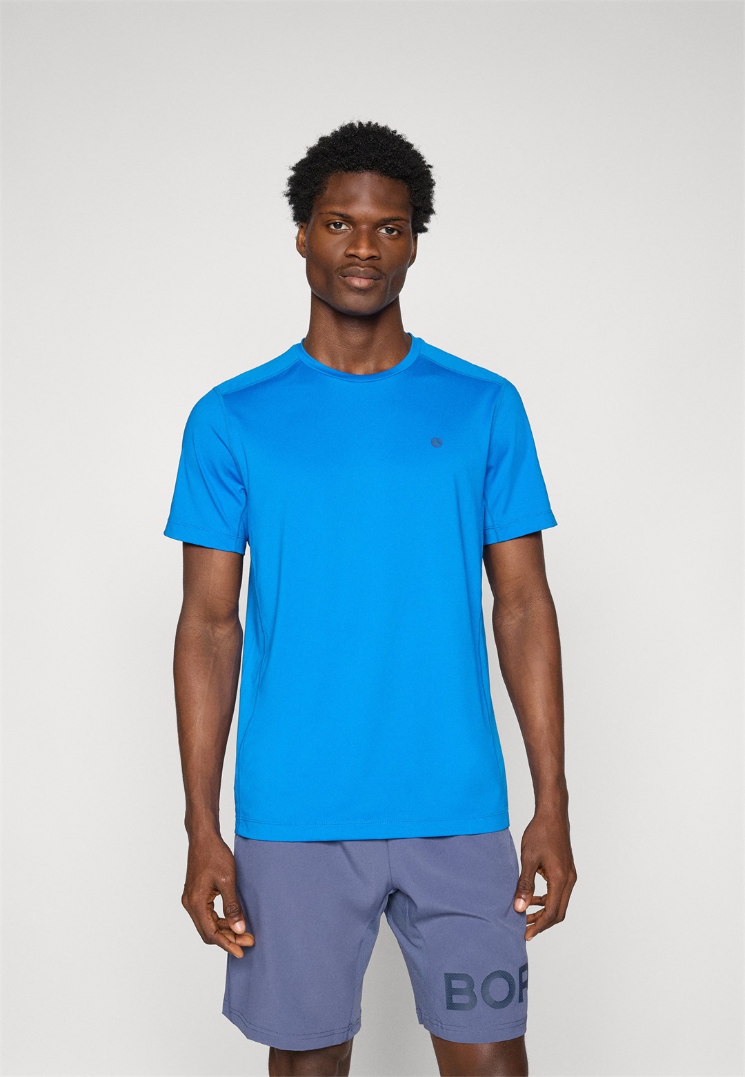 Björn Borg ACE PANEL - Sport T-Shirt - electric blue lemonade/royal
