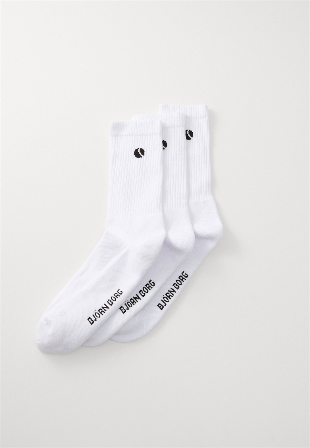Björn Borg CORE CREW UNISEX 3 PACK - Socken - white/weiß