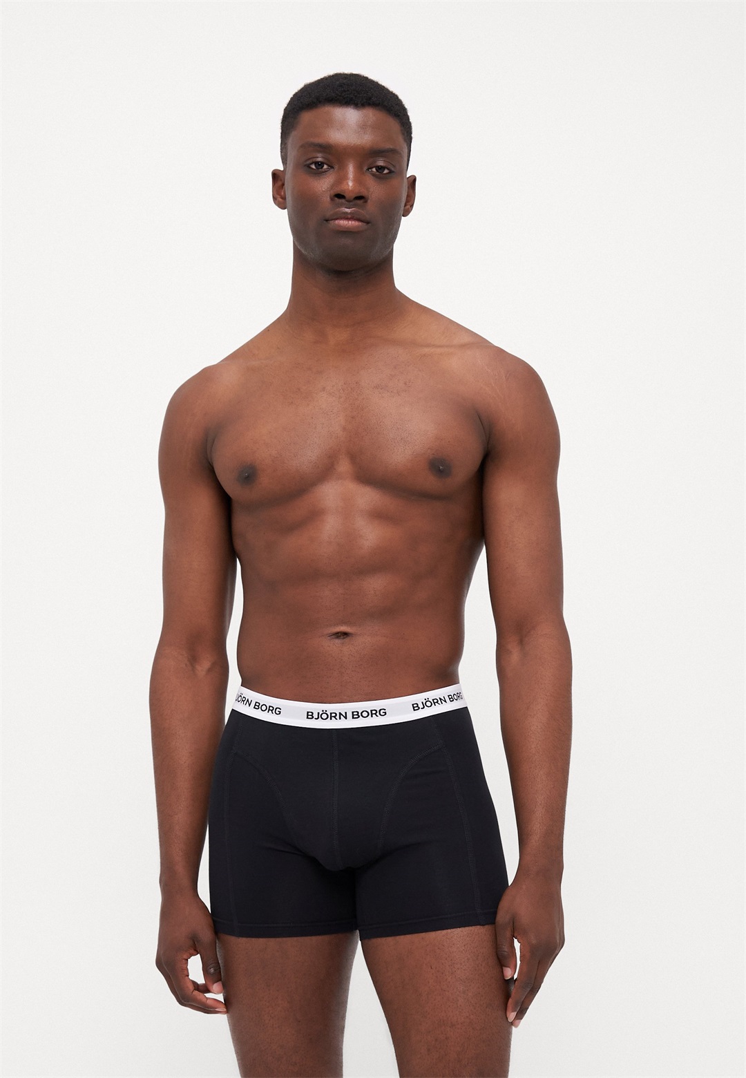 Björn Borg 3 PACK - Boxer Briefs - weiß/mottled grey/black/blau