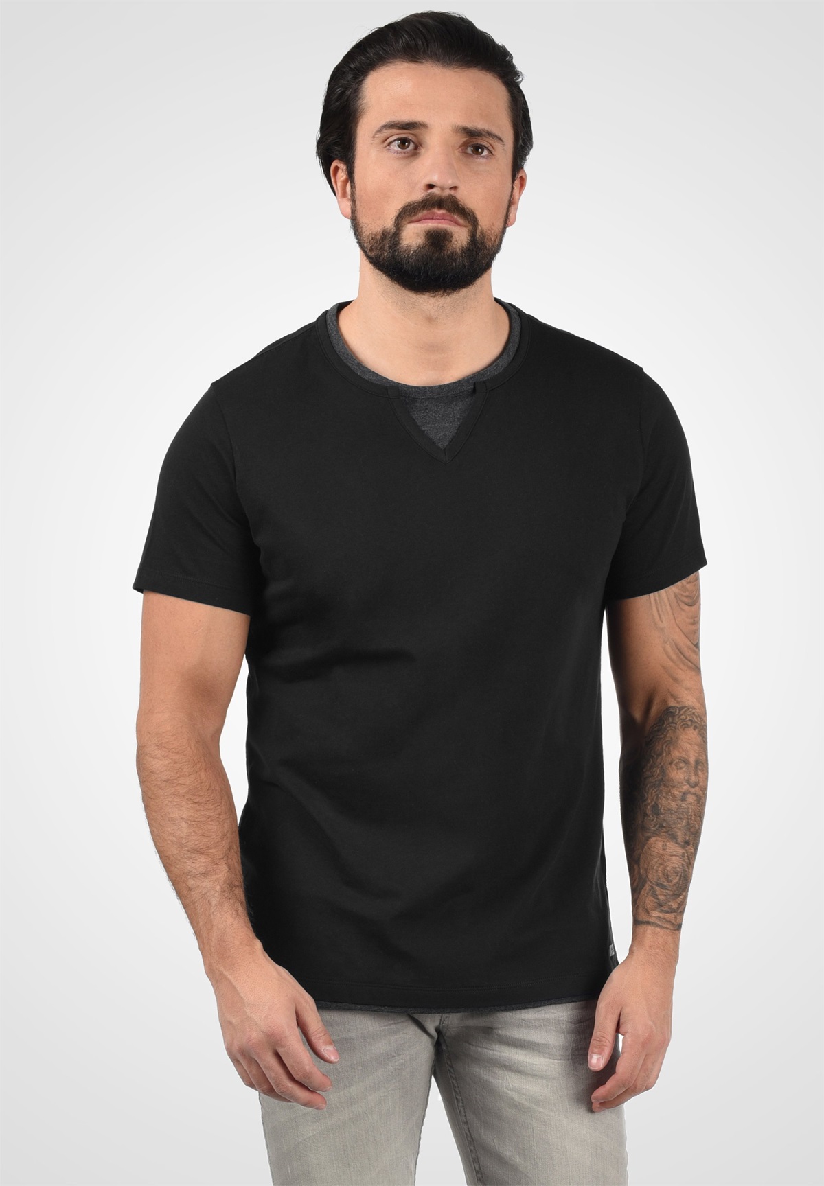 Blend BHLEONIS - T-Shirt basic - black/schwarz