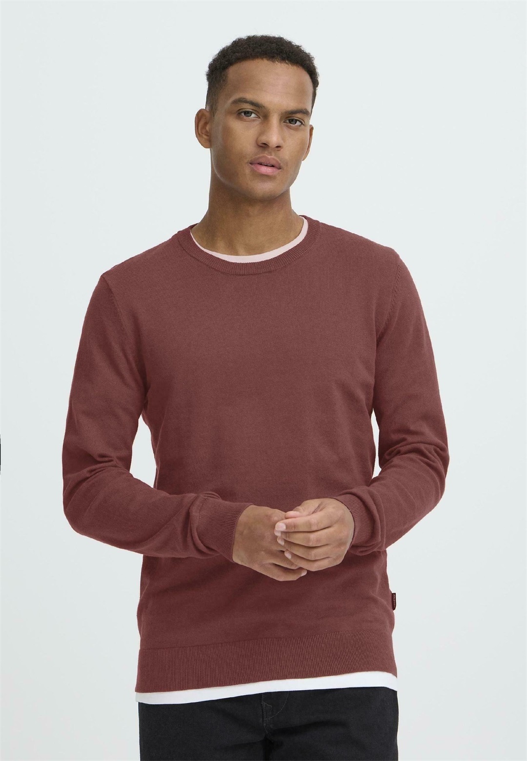 Blend BRYAN - Strickpullover - hot chocolate/braun